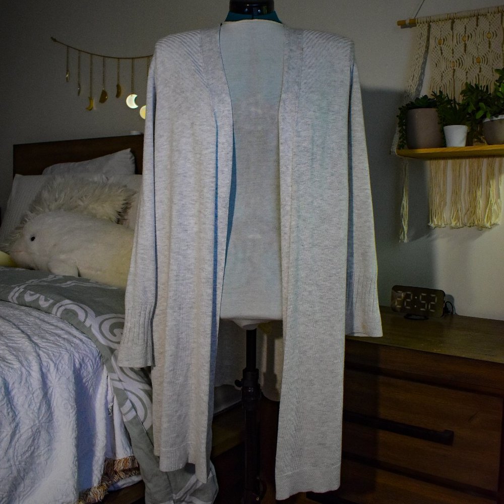 Long Grey Cardigan